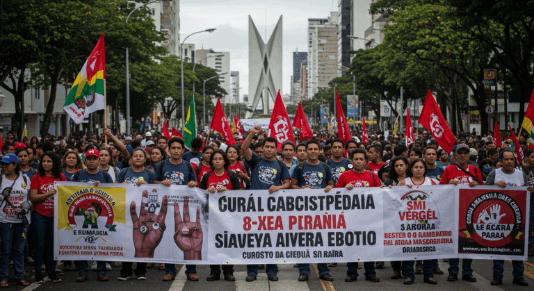 Dia do Trabalho: protesto em Curitiba pede o fim da escala 6×1