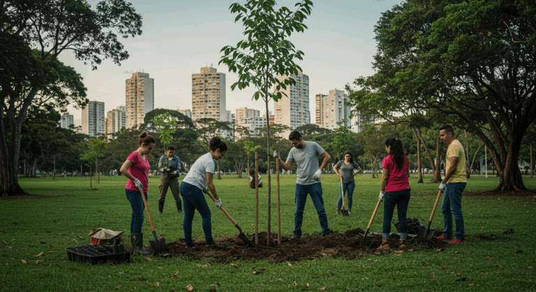 Hospital de Curitiba Planta Árvores e Inspira Reflexões sobre Sustentabilidade e Benefícios Sociais
